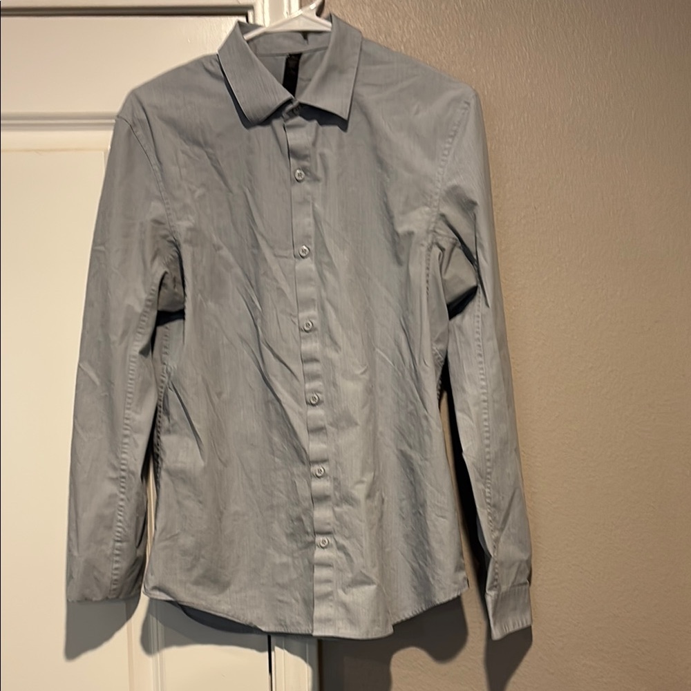 lululemon athletica Blue Casual Button Down Shirt